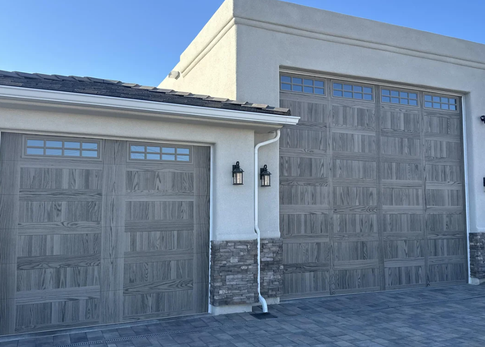 custom garage door.