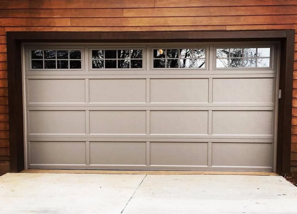 garage door panel repair.