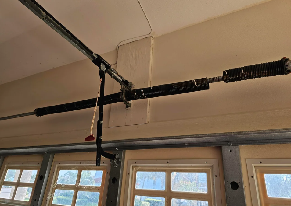 garage door spring repair.