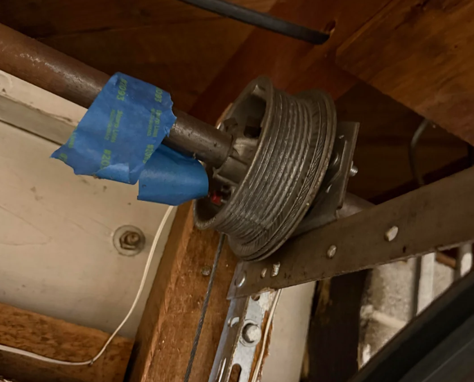 garage door cable repair.